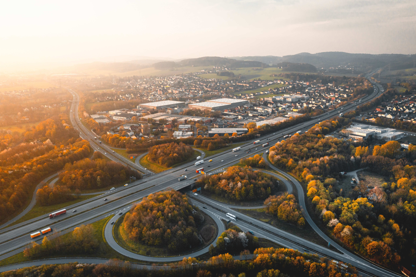 Bielefeld Marketing | Tim Fröhlich Aerial View Architecture Building Cityscape Outdoors Road Transportation Truck Urban Vehicle
