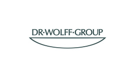 Schriftzug mit dem Text Dr. Wolff Group