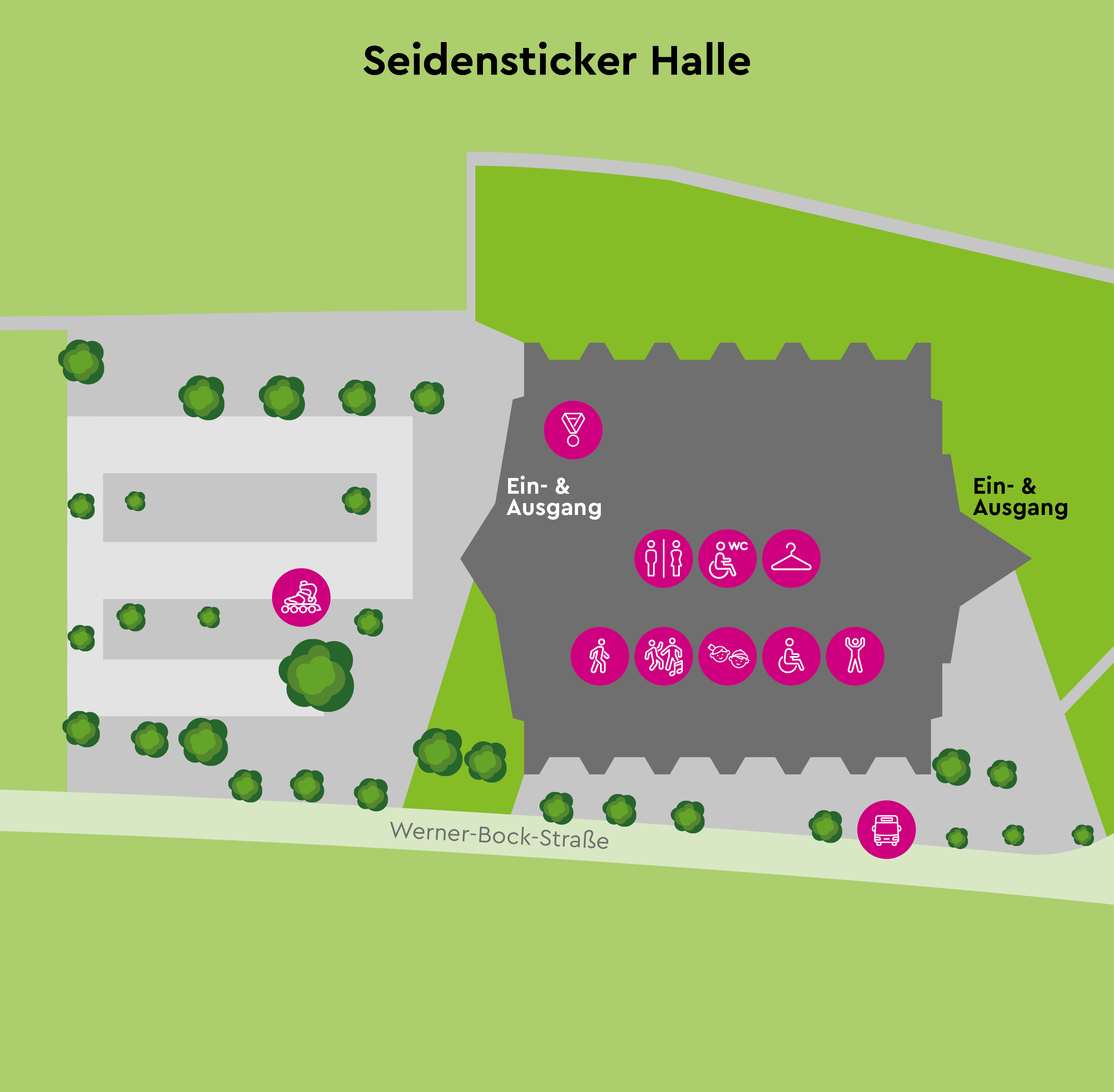 Geländevisualisierung Seidensticker Halle