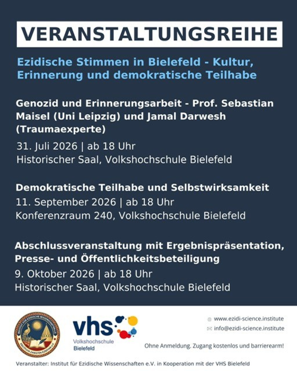 Flyer mit Text