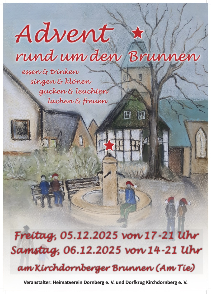 Der wunderschöne Brunnenplatz am Tie in Kirchdornberg