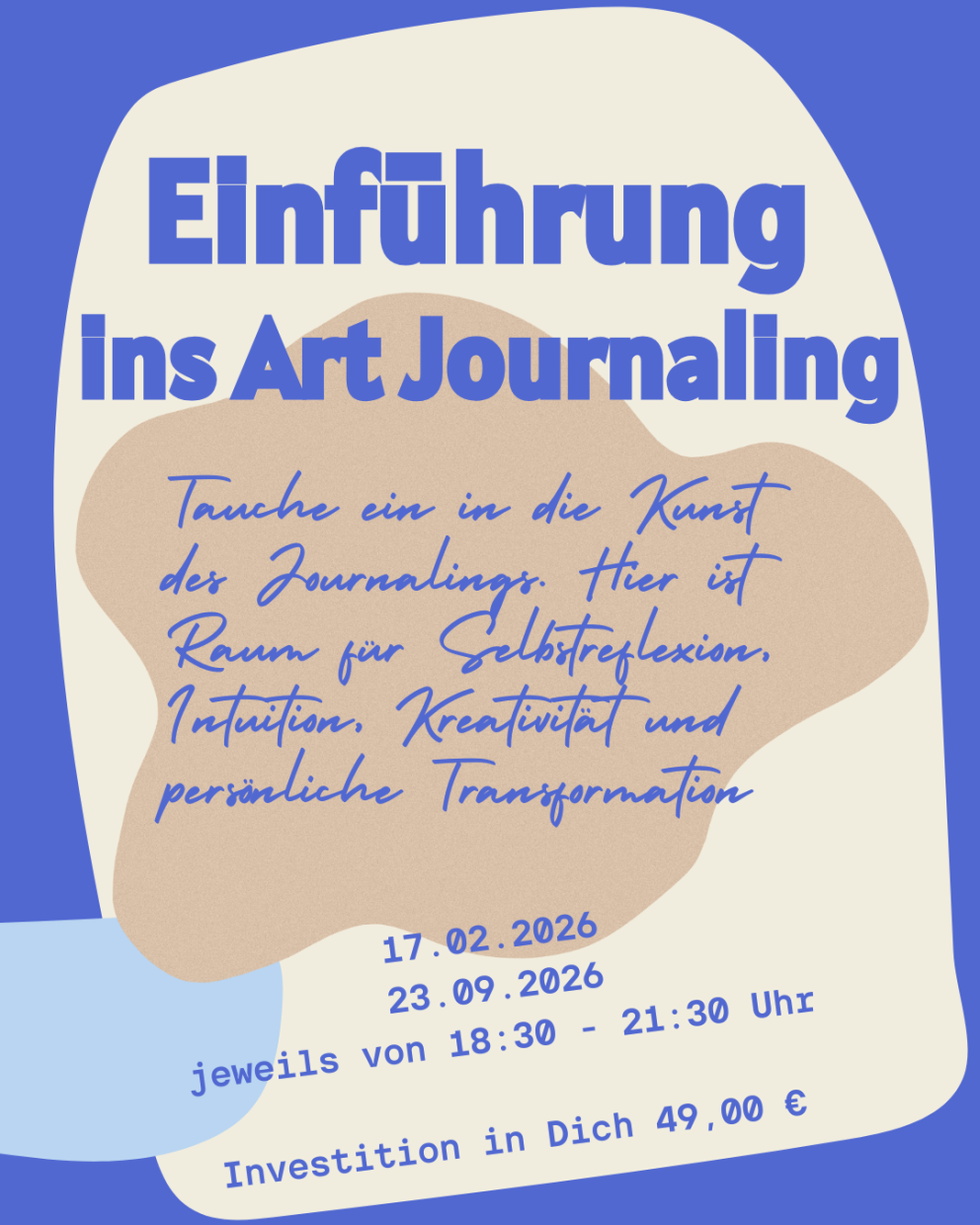 Termine und Uhrzeit des Workshops