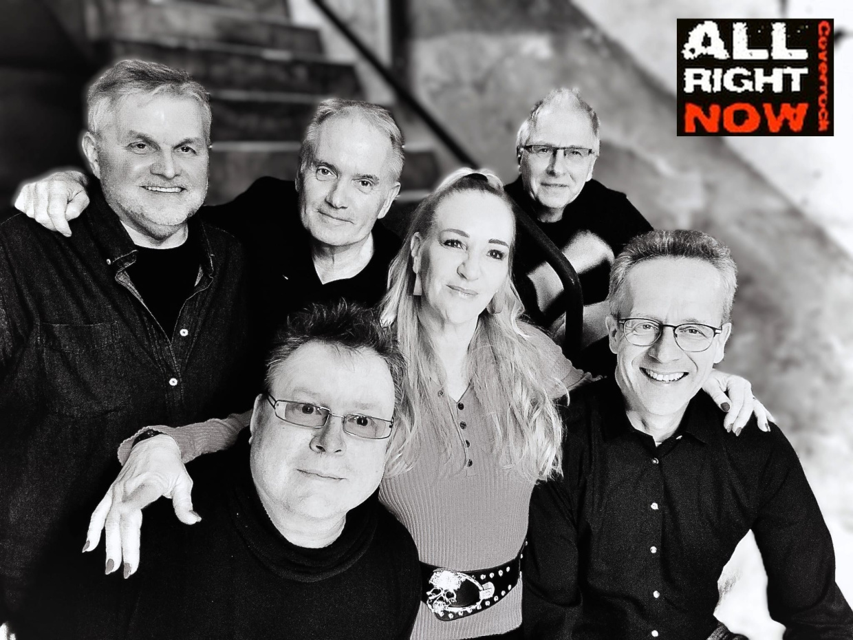 Das Bild zeigt die Mitglieder der Band all right New.