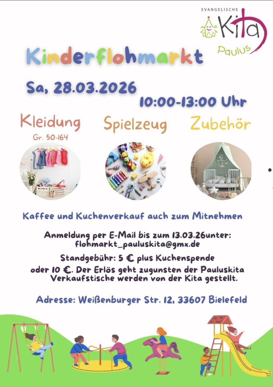 Kinderflohmarkt Paulus-Kita Weißenburger Str