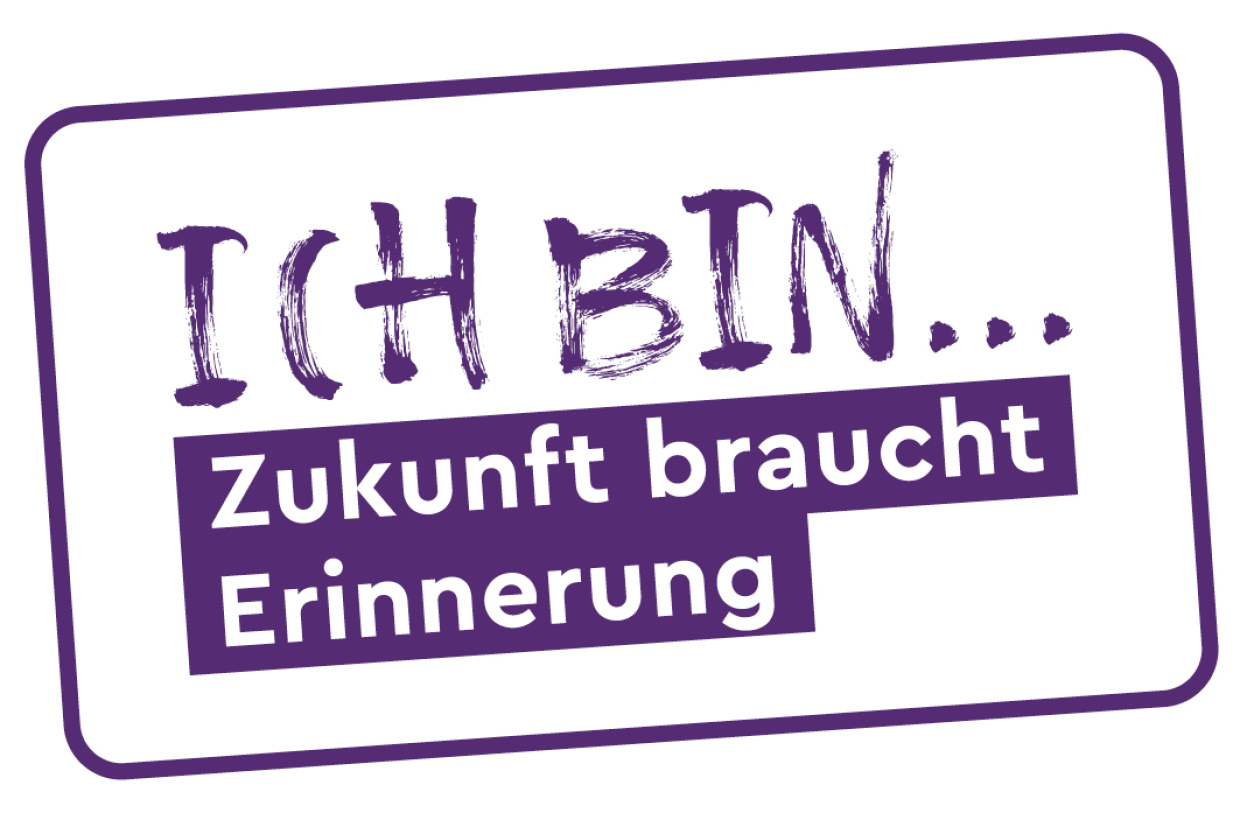 Logo "Ich bin... Zukunft braucht Erinnerung", Stadtarchiv Bielefeld