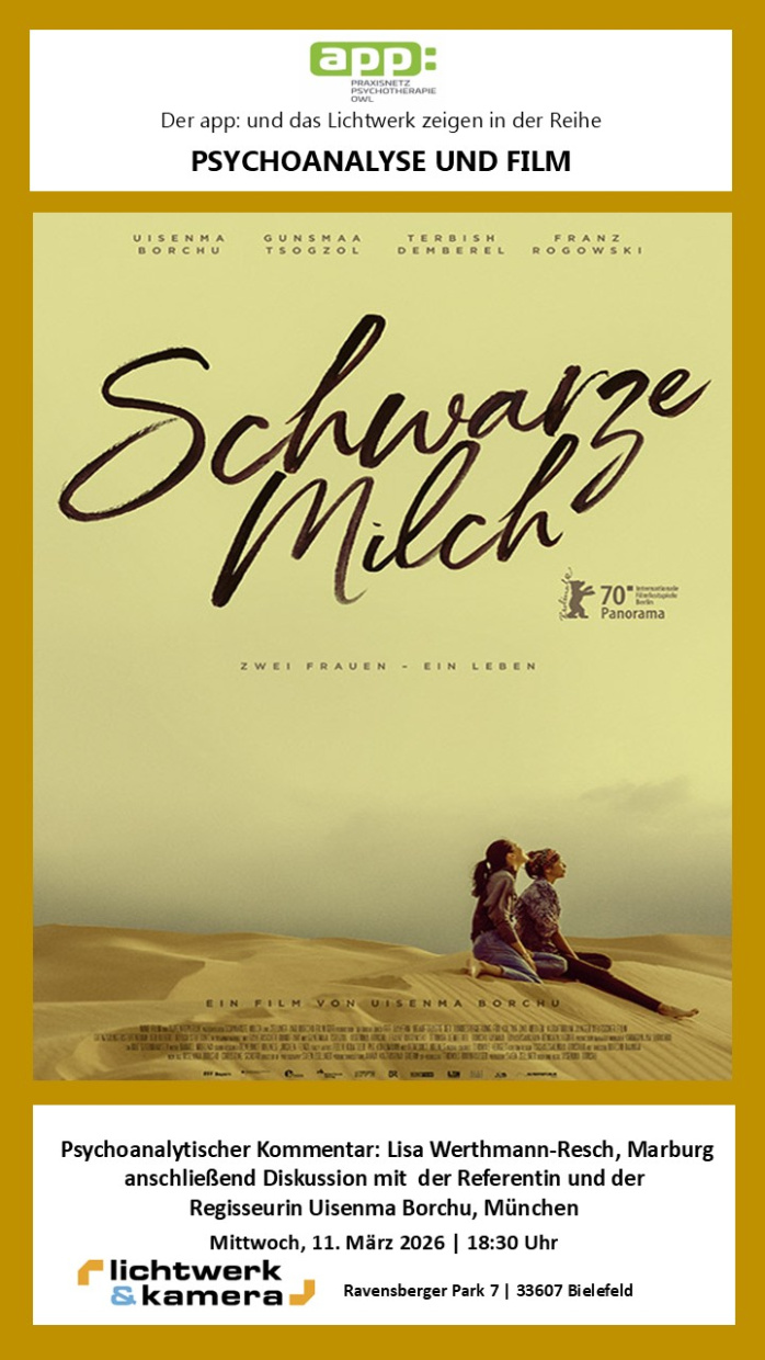 Das Filmplakat zeigt zwei Frauen, die Geschwister  sind, im Sand sitzend in der Mongolischen Steppe.