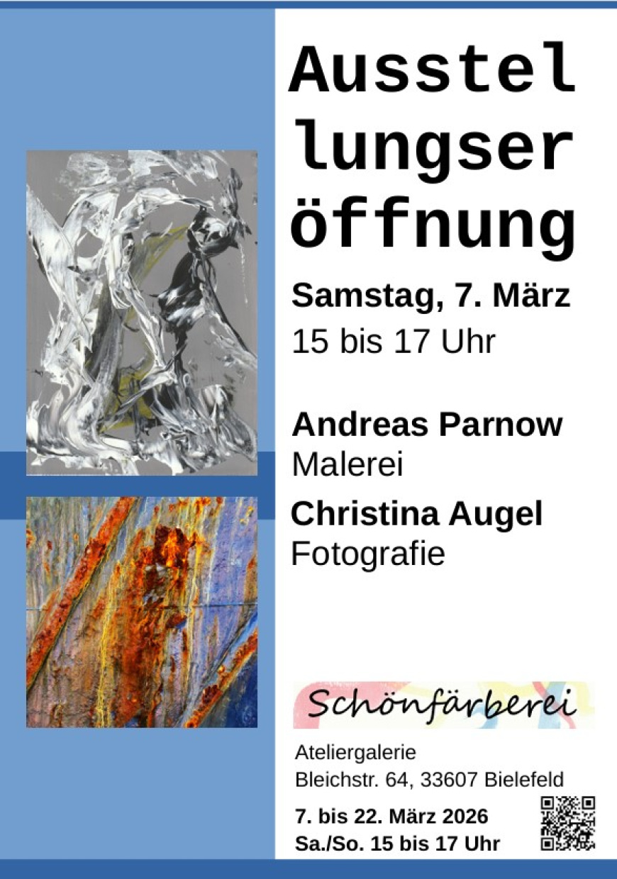 Einladung zur Ausstellungseröffnung 