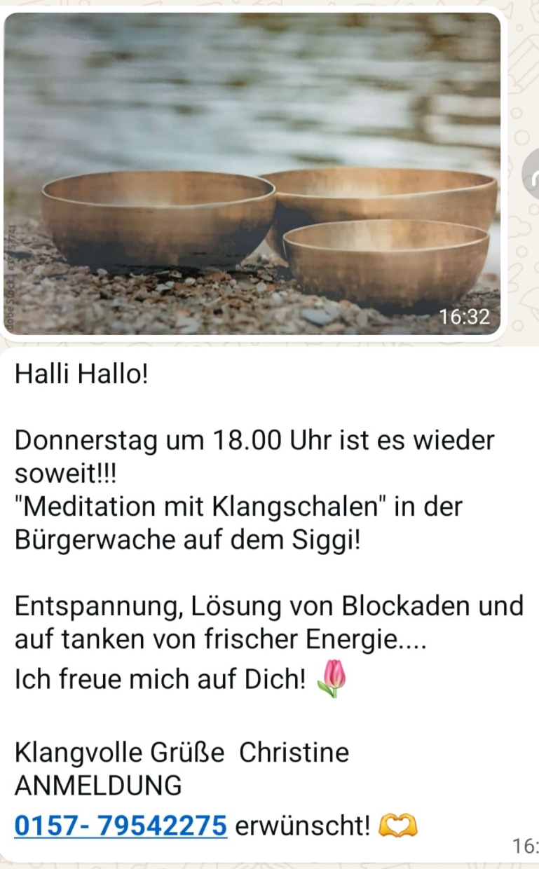 Klangschalen am Meer