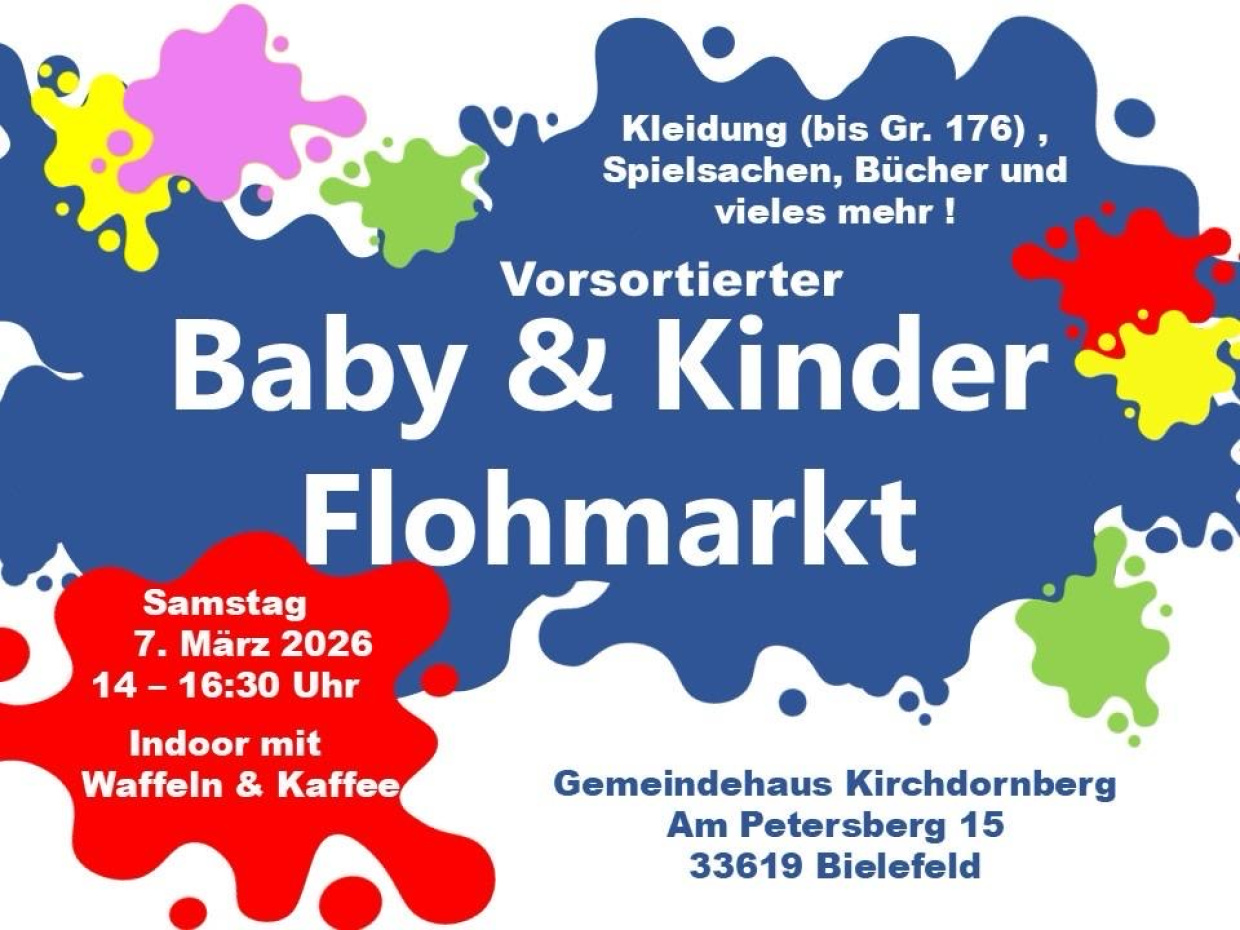Flyer Kinderflohmarkt vorsortiert 