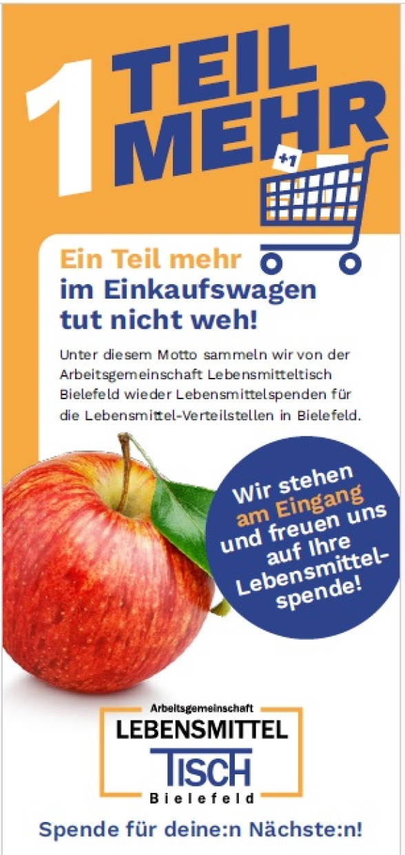 Sammelaktion von haltbaren Lebensmitteln 