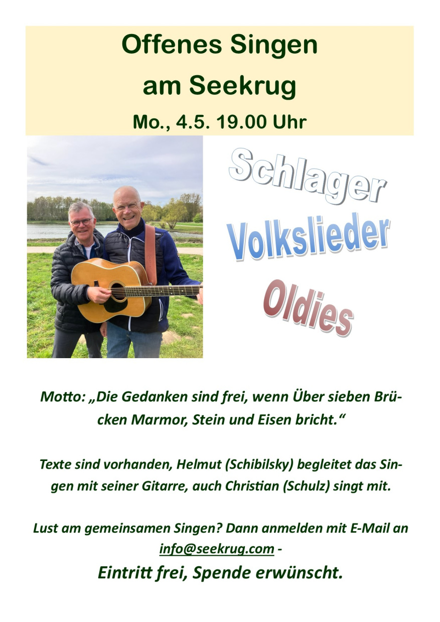 Singe wem Gesang gegeben