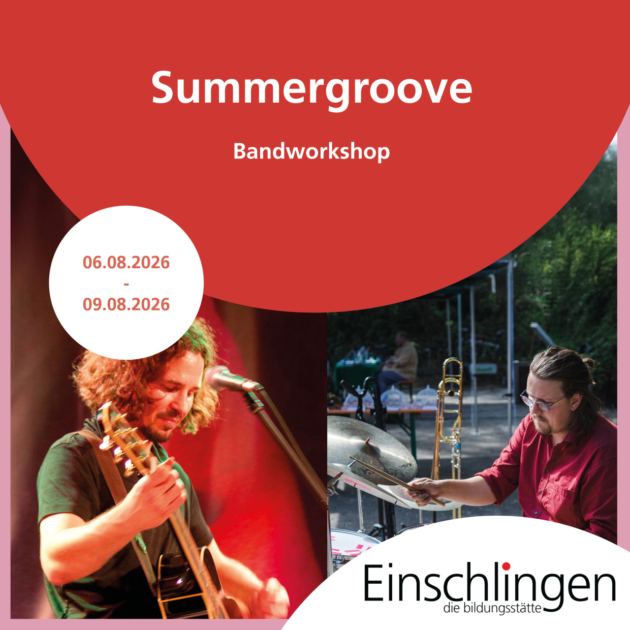 Mit zwei professionellen Musikern lernst du das Bandspiel
