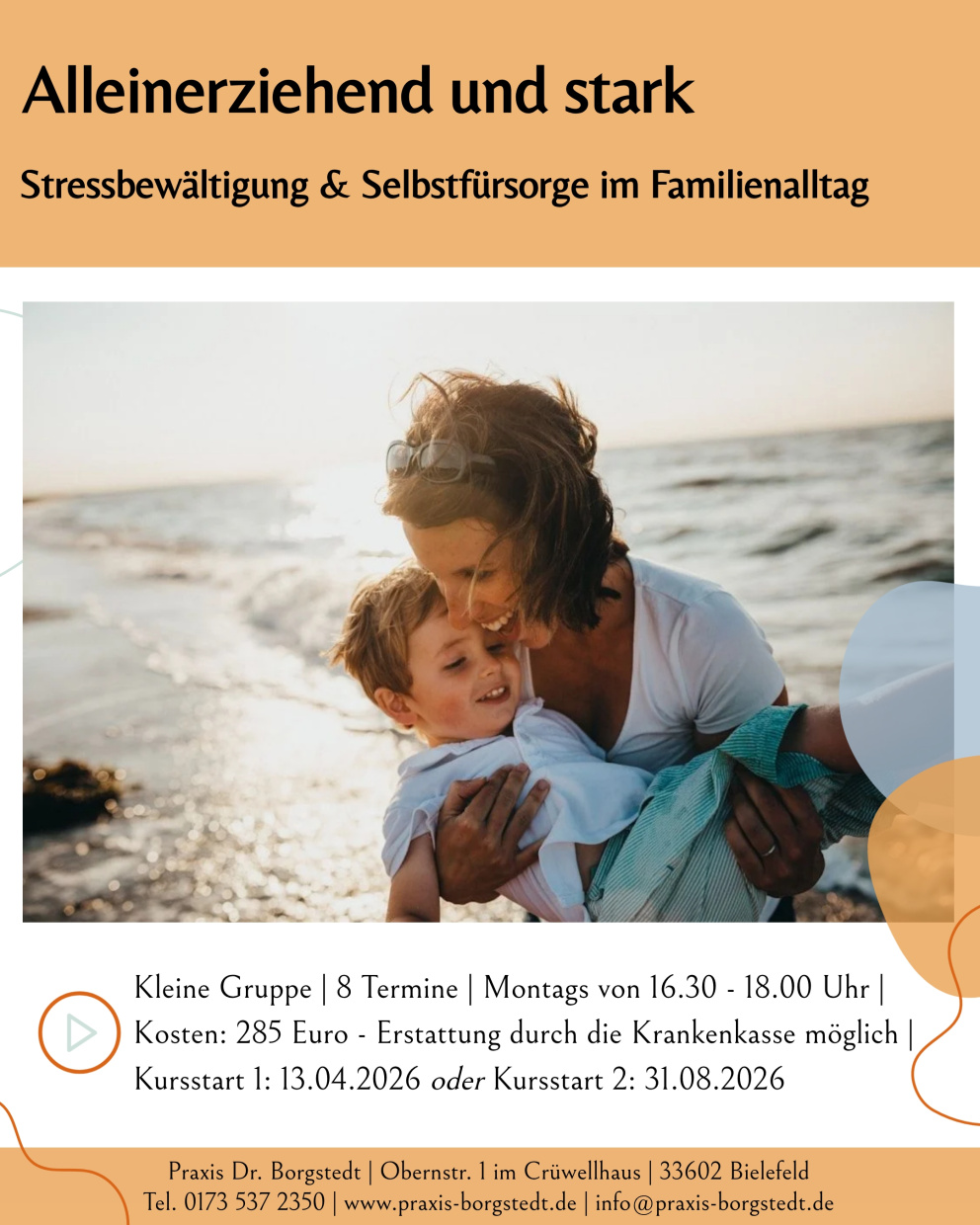 Alleinerziehend & stark Flyer (Front page)