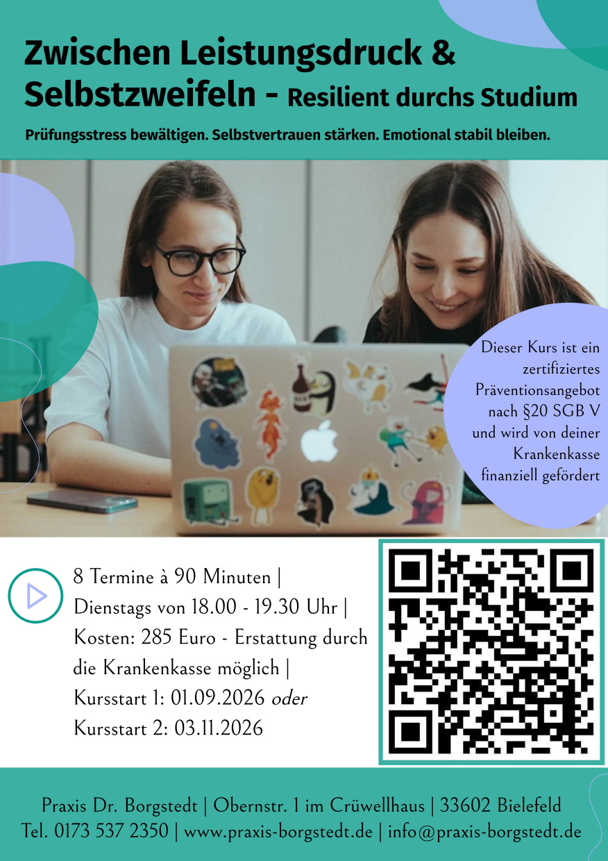 Resilient durchs Studium Flyer (Front page)