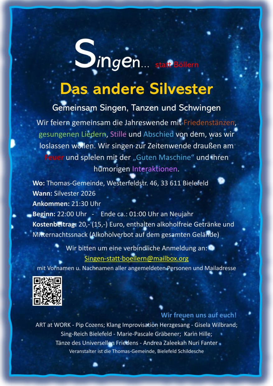 Teilnahme nur mit Voranmeldung