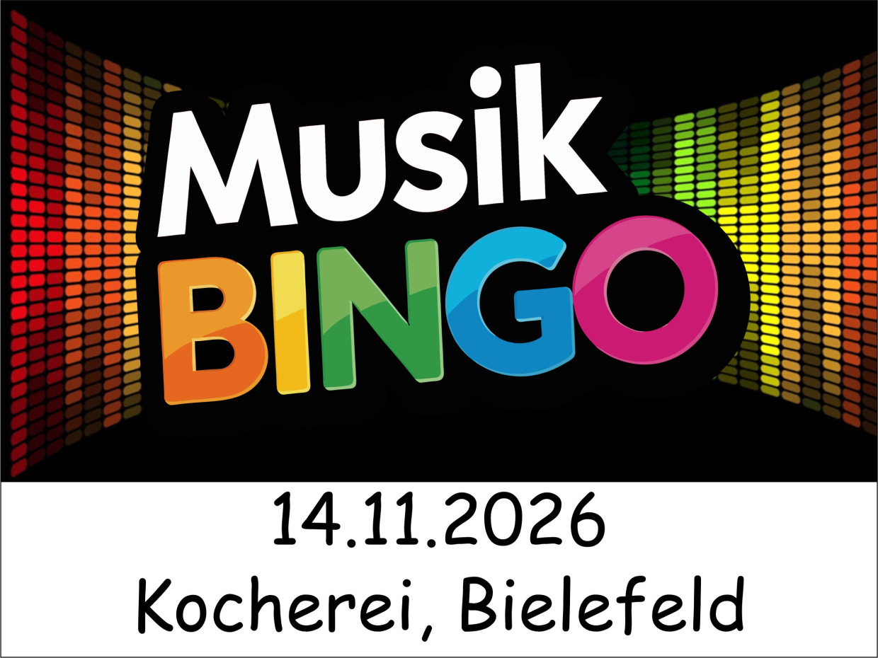 Plakat Musikbingo