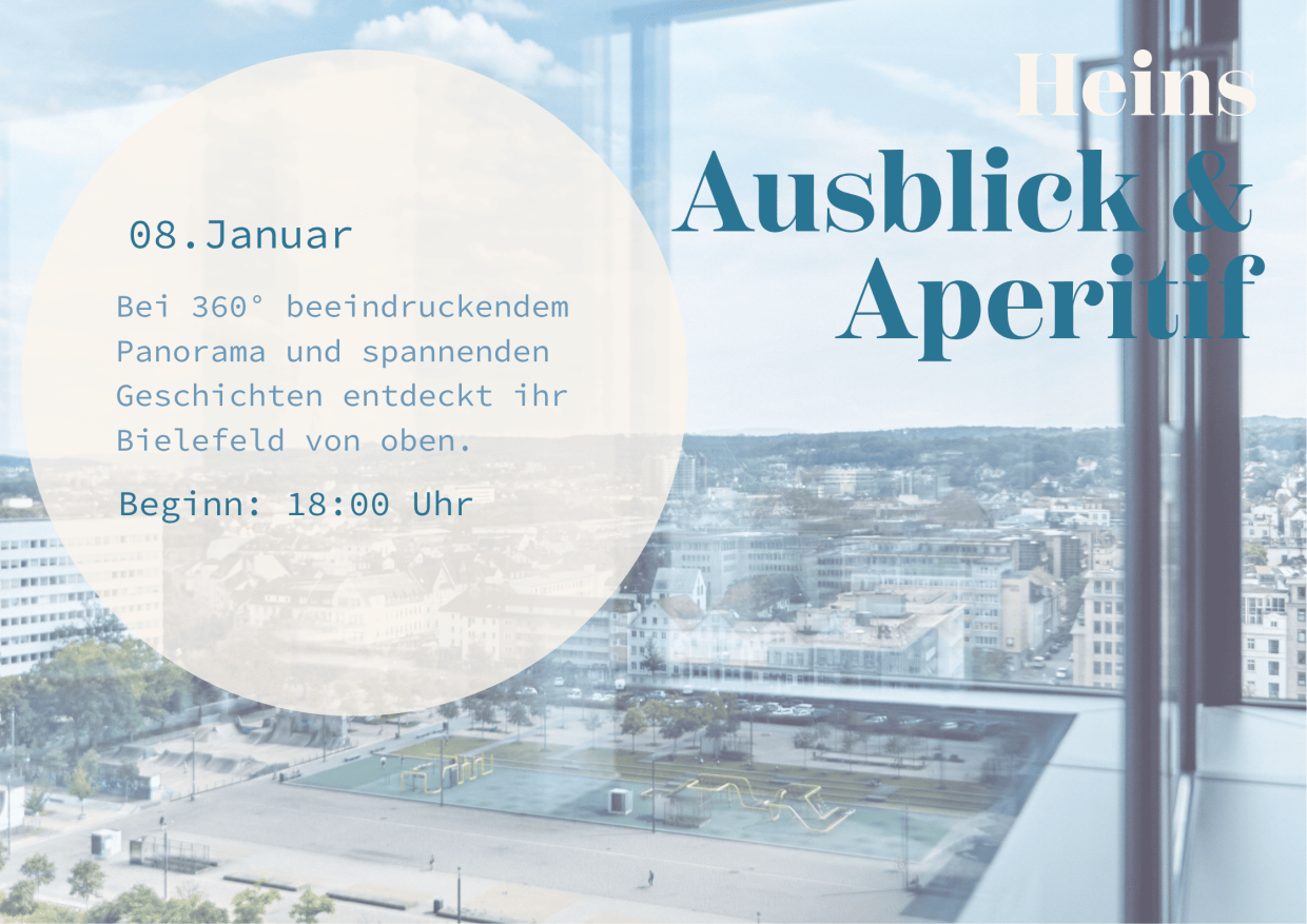 Poster: Ausblick & Aperitif