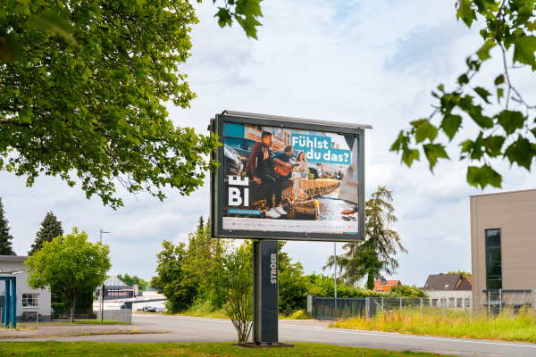Großfläche mit dem Kampagnenmotiv